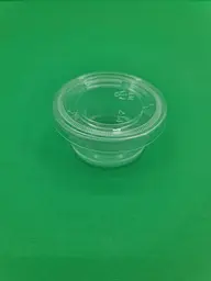 Соусник пластиковий 2OZ, 59 мл, 100 шт, колір прозорий, харчовий поліпропілен для соусів, доставки та HoReCa - мініатюра 3