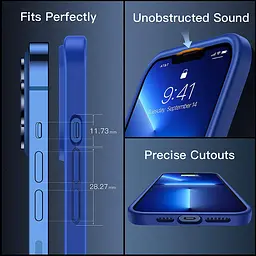 Чохол CASEKOO Frosted для iPhone 13 Pro Mil-grade Slim Fit, матовий напівпрозорий протиударний - мініатюра 4