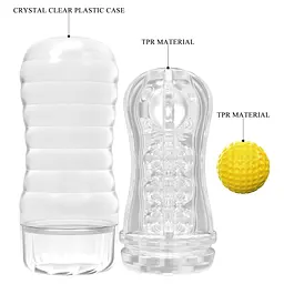 Мастурбатор Pretty Love Vacuum Cup Stellar жовтий - мініатюра 7