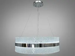 Люстра стельова LED Diasha 7002/800CH 105W, 5775 лм, кришталь, елегантний стиль для вітальні, коридору, спальні - мініатюра 4
