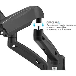Настільне кріплення для моніторів OfficePro MA312B 17`-32` Black [148289] - мініатюра 12