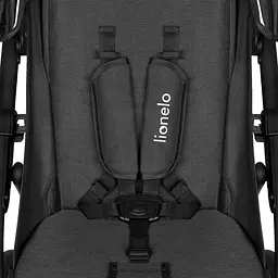 Прогулянкова коляска Lionelo Annet Plus Black Carbon, чорна (LO-ANNET PLUS BLACK CARBON) - мініатюра 9