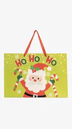 Пакет паперовий новорічний JUMBO XMAS 760295ЬД Салатовий shop (2000999372094) - мініатюра 2