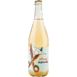 Вино ігристе Manocas Pet Nat біле 0.75 л