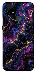TPU чохол Demsky Purple space marble для Realme C21