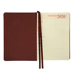 Щоденник-діловий записник А5 Leo Planner датований 2026 City коричневий 368 сторінок (252668) - мініатюра 3