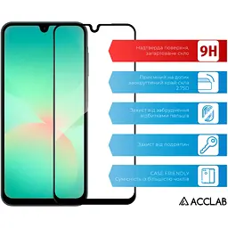 Скло захисне ACCLAB Full Glue Samsung A26 Black (1283126608025) - мініатюра 3
