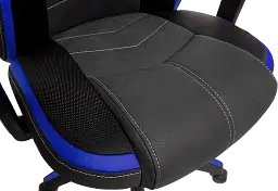 Геймерське крісло GT Racer чорне із синім (X-2589 Black/Blue) - мініатюра 7