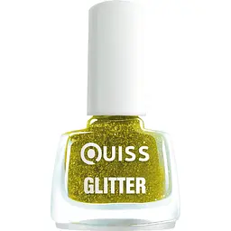 Лак для ногтей Quiss Glitter тон 02, 6 мл