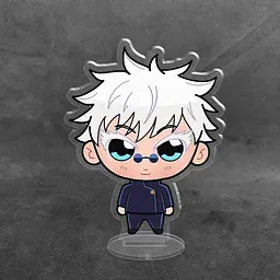 Акрилова колекційна фігурка Chibi Аниме: Магічна битва/Jujutsu Kaisen (Сатору Годжо, GoJo Satoru) 10см