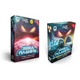 Настільна гра Igames Хижа планета з доповненнями За обріями & Притулок (картон) (укр.) + унікальне промо! (01901+1)