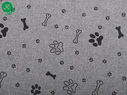 Ліжко для собак JK Animals Grey Lux 70х65х16 см - мініатюра 5