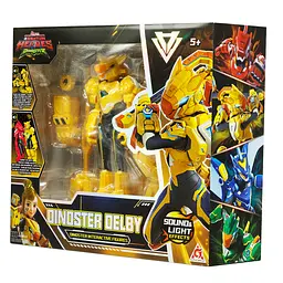 Фігурка з аксесуарами Dinoster - Делбі зі світлом та звуком 20 см (EU583832) - мініатюра 4