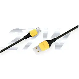 Кабель Data Cable Fast Charging 27W / 3A 1m USB на Type-C / USB-C для Realme (RMW2189) yellow - мініатюра 2