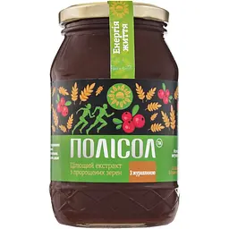 Екстракт Полісол з журавлиною, цілющій, з пророщених зерен, 550 г