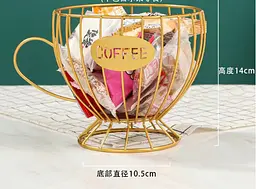 Ваза для фруктів Viva Lacy Cup Gold (6983942) - мініатюра 2