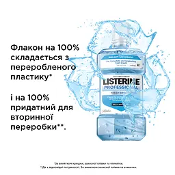 Ополіскувач для порожнини рота Listerine Professional Свіжий подих+ 500 мл - мініатюра 11