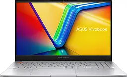 Ноутбук ASUS Vivobook Pro 15 K6502VV-MA024 15.6' 2.8K OLED, Intel i9-13900H, 16GB, F1TB, NVD4060-8, noOS, Сріблястий (90NB1122-M000U0)
