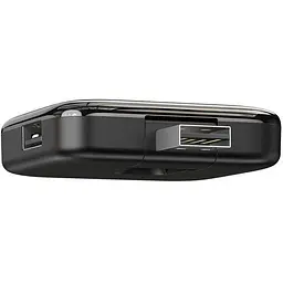Мультипортовий адаптер USB Хаб Baseus Fully Folded Portable USB-A to 4 USB2.0 CAHUB-CW01 Black - мініатюра 4