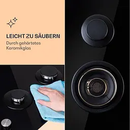 Варильна поверхня газова Klarstein Ignito Max 4 (10036453) - мініатюра 6