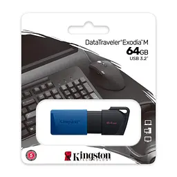 Накопичувач 64GB USB 3.2 Type-A Gen1 DT Exodia M Kingston teh0018425 - мініатюра 7