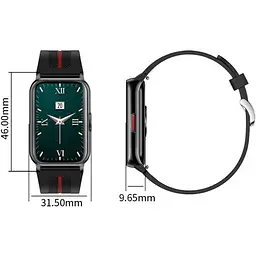 Смарт-годинник Lemfo H76 PRO з тонометром Black (SW0001LH76PB) - мініатюра 4