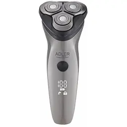 Бритва Adler AD 2945 IPX7 дорожній замок до 60 хв роботи 3 головки - мініатюра 2