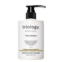 Шампунь проти випадіння і ламкості волосся Triology Trichomax з біотином 500 мл