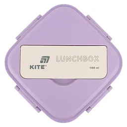 Ланчбокс Kite з розділювачем фіолетово-бежевий 1100 мл (K26-186-3) - мініатюра 4