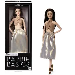 Лялька Barbie Mattel Basics №6 брюнетка (JJX25) - мініатюра 8