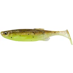 Силікон Savage Gear Fat Minnow T-Tail 105 мм 11.0g Green Pearl Yellow (поштучно)