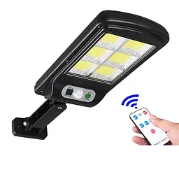 Вуличний ліхтар настіний із пультом Solar Light 6COB на сонячних батареях з датчиком руху - мініатюра 7