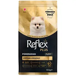 Сухий корм для цуценят породи померанський шпіц Reflex Plus Pomeranian Puppy повноцінний та збалансований 1.5 кг - мініатюра 3