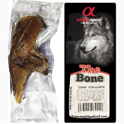 Ласощі для собак Alpha Spirit Ham Bone Brochette Vacuum Кістка Брокетта, 18-20 см - мініатюра 2