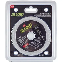 Диск алмазний Alloid Building Tools з суцільною кромкою ультратонкий 125 мм (DS-24125) - мініатюра 5