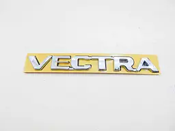 Емблема напис для Opel Vectra на скотчі Хром 150х18 мм 173.23 - мініатюра 3