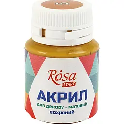 Акрил для декору Rosa Start 20мл матовий вохряний 20005/9078