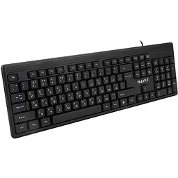 Клавіатура дротова Havit HV-KB2001 USB black (HV-KB2001) - мініатюра 5