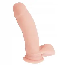 Фаломіметатор Dream Toys Real Dildo 6,9", 17,5 см (тілесний) - мініатюра 6