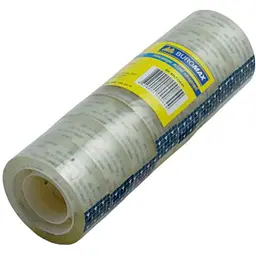Скотч BUROMAX 30м канцелярський 12мм* прозорий 12шт арт. BM.7116-01
