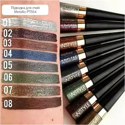 Підводка для очей TopFace Instyle - Metallic Eyeliner PT554 03 бронза 3.5 мл - мініатюра 3
