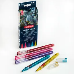 Набір кольорових ручок Derwent Paint Pen Palette №3 5 шт.  - мініатюра 3