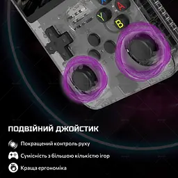 Портативна ігрова консоль Intex Data Frog R36S (ретро) Black - мініатюра 4