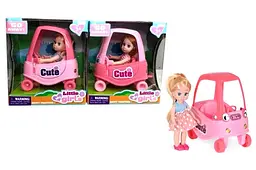 Лялька Mini doll на машинці в коробці 63025.