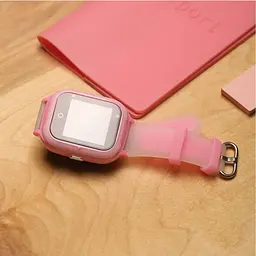 Дитячий розумний GPS годинник Wonlex KT23 Pink з відеодзвінком (SBWKT23P) - мініатюра 3