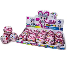 Лялька DOLL BEAUTIFUL UNICORN куля B934