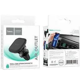 Автотримач Hoco H29 Brilliant magnetic (air outlet) Black - мініатюра 6