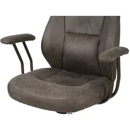 Офісне крісло Аклас Булат R-SR (Штучна замша 02 Dark gray) (00172366) - мініатюра 6