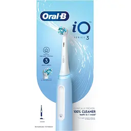 Електрична зубна щітка Oral-B iOG3.1A6.0 Ice Blue - мініатюра 3