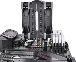 Кулер для процесора Thermaltake TOUGHAIR 510/Air cooler/12025 x2/PWM 500~2000rpm (CL-P075-AL12BL-A) Б/в - мініатюра 4
